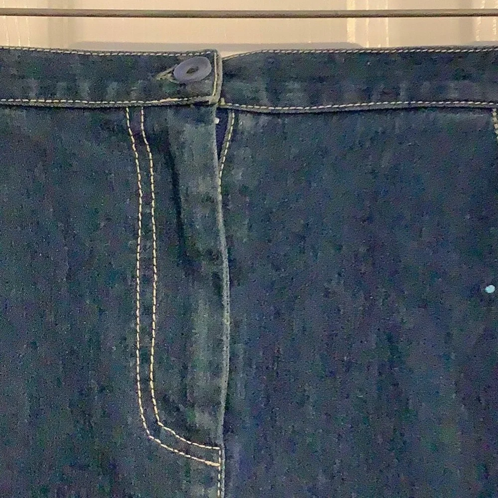 BABY GRAZIELLA Girl’s Made In Italy Ruffle Fringe Heart/Butterfly Denim Skirt 38 - Picture 5 of 8